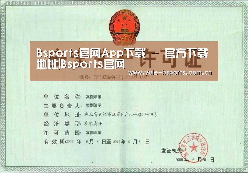 Bsports官网App下载荣誉证书三